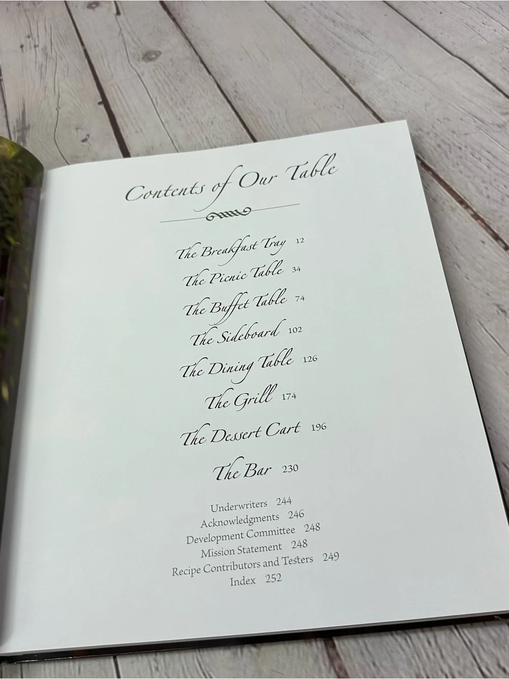 Texas Tables Hardcover Coffee Table Book - Green Cover